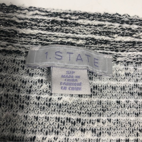 1. State Sleeveless Tweed 2 Tone Metallic Blouse, size S - Picture 7 of 10